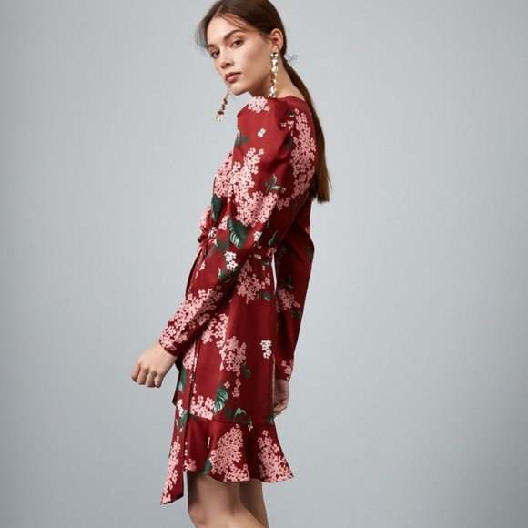 Keepsake This Moment Long Sleeve Wrap Dress Size XXS - Picture 3 of 9